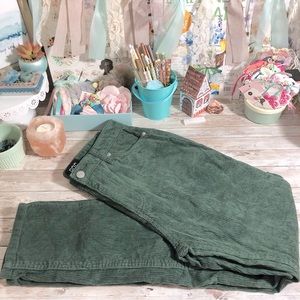 BDG Green Straight Leg Pants